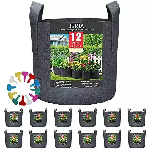 3 Gallon Vegetable and Flower Grow Bags | Jeria