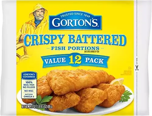 Gorton's, Crispy Battered Fish Portions, 24.5 oz (Frozen)