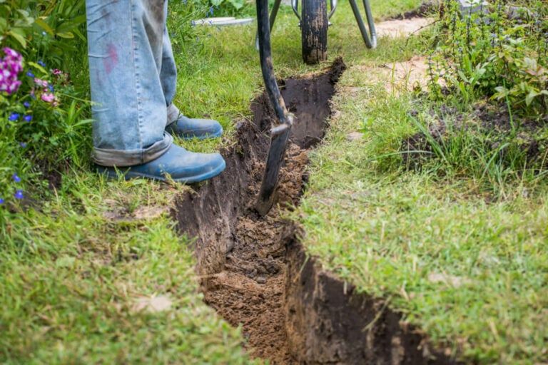 How to Dig a Trench for Drainage In 5 Easy Steps! [No More Muddy Yards!]