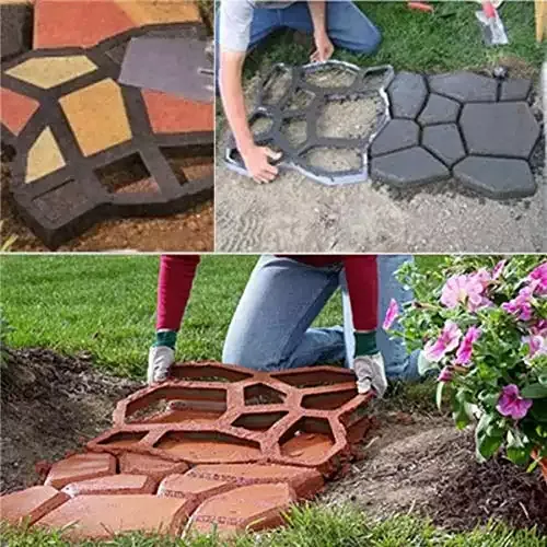 Concrete Stone Molds for Gardens, Lawns, or Patios | VansmaGo