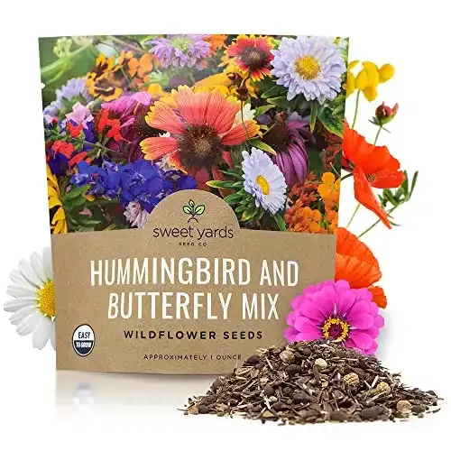 Wildflower Seeds Butterfly and Humming Bird Mix| Sweet Yards