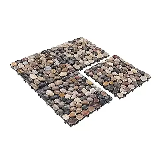 Natural Real Stone Interlocking Floor Deck Tiles | Pure Era
