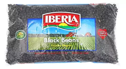 Iberia Black Beans - 4 lbs bulk bag