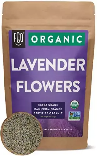 Organic Dried Lavender Flowers | Large 4oz