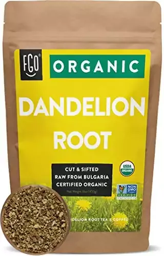 Organic Dandelion Root Tea (200+ Cups) | 16oz/453g