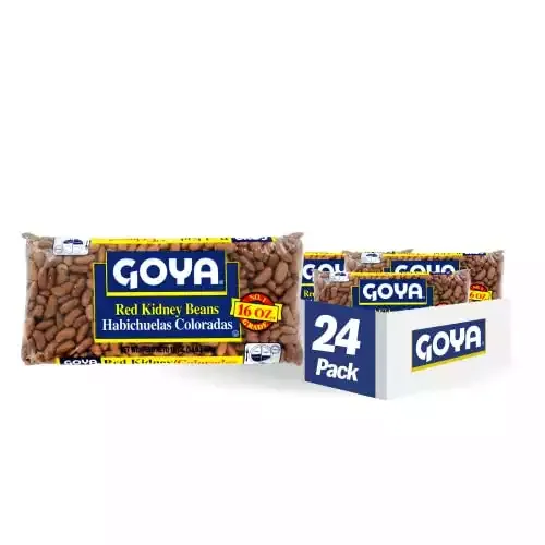 Goya Foods Dry Red Kidney Beans, 16 Ounce (Pack of 24)