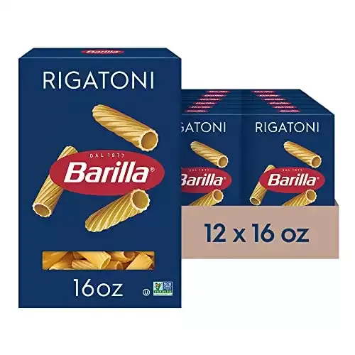 Barilla Rigatoni Pasta, 16 oz. Box (Pack of 12)