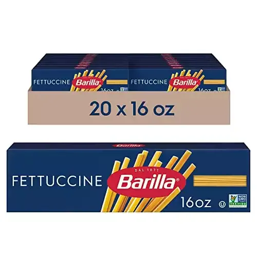Barilla Fettuccine Pasta, 16 oz. Box (Pack of 20)