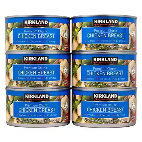 Kirkland Signature Chicken Breast, 12.5 Ounce (Pack of 6)