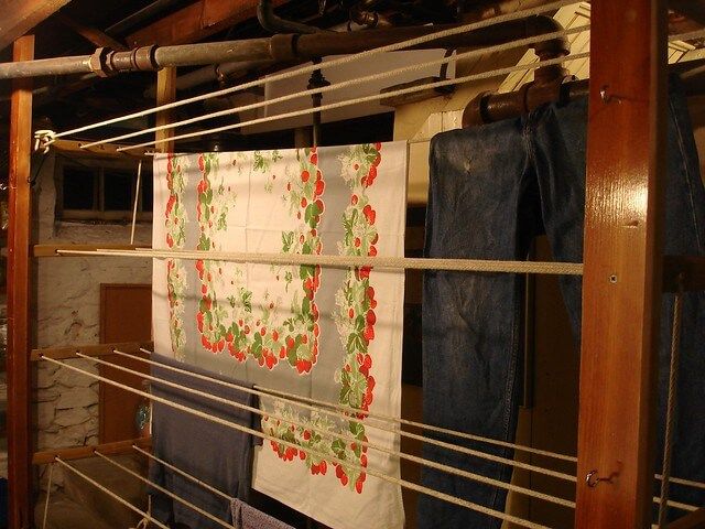 indoor clothes hanging rack