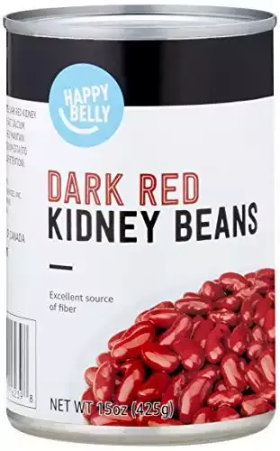 Happy Belly Dark Red Kidney Beans | 15 Ounce | Amazon Brand