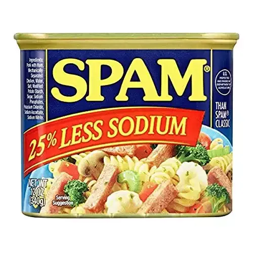 SPAM | 25% Less Sodium