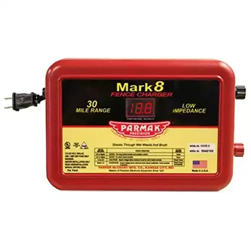 Parmak Mark 8 110/120-Volt 30-Mile Range Electric Fence Charger