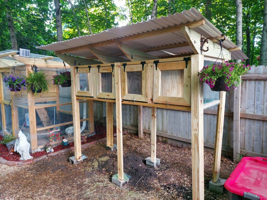 backyard coop for quail or rabbits