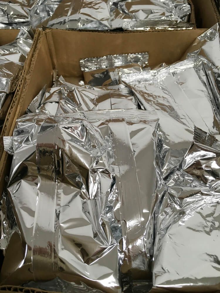 mylar foil bags for storing and preserving dried foods