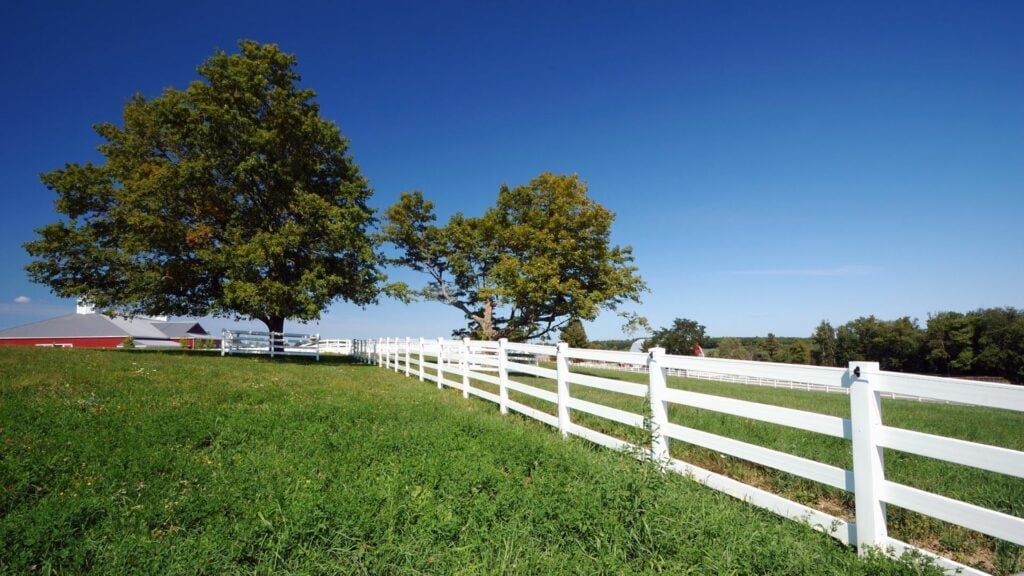 pvc or synthetic farm fencing