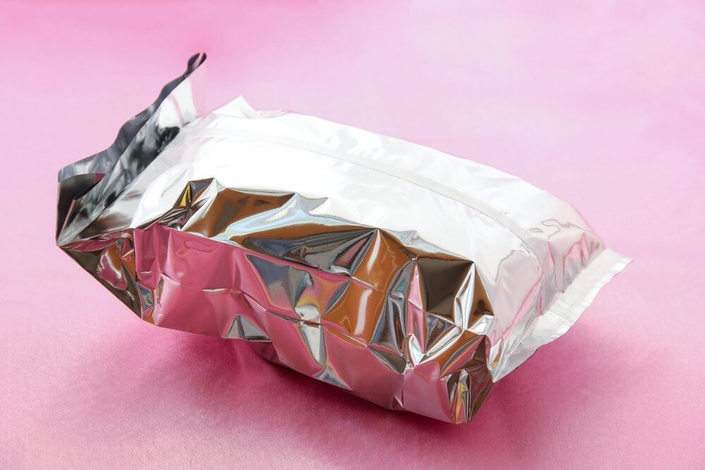 yummy breakfast snacks stuffed inside mylar foil bag