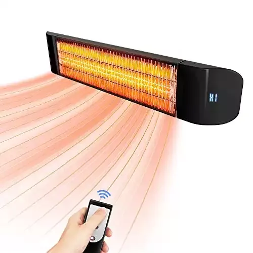 Colliford Wall-Mounted Electric Infrared Patio Heater