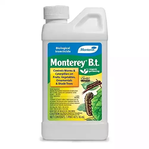 Monterey LG6332 Bacillus Thuringiensis (B.t.) Worm & Caterpillar Killer Insecticide