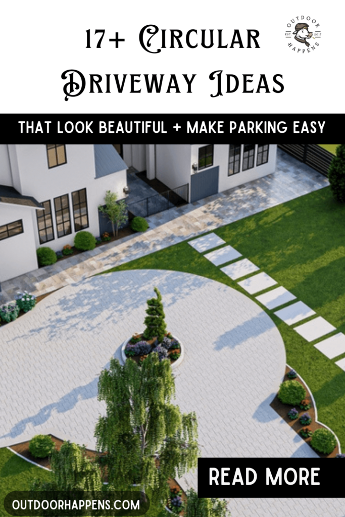 Circular driveway ideas that look beautiful and make parking easy.