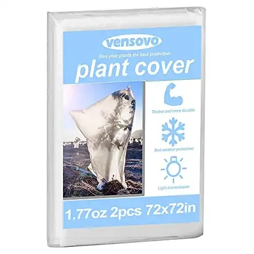 Plant Covers for Winter Frost Protection With Drawstring