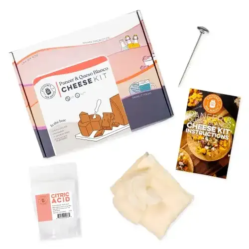 Paneer and Queso Blanco Cheesemaking Kit (Paneer & Queso Blanco Cheese Making Kit)