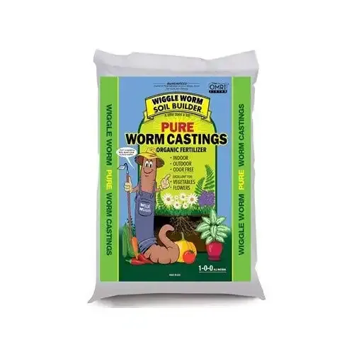Organic Worm Castings Fertilizer, Wiggle Worm Soil Builder