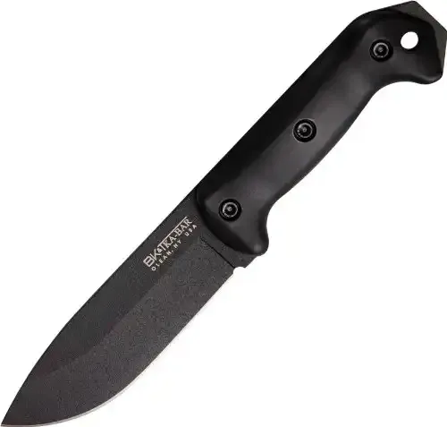 Ka-Bar BK-22 Becker Companion Fixed Blade Knife with HD Polyester Front Pocket Sheath (5.25-Inch)