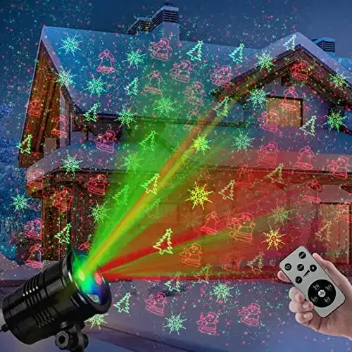 Christmas Laser Lights, Super Easy Installation